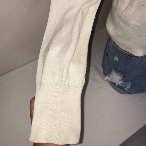 Jones New York Off White Gold Sequins SoftCardigan - Picture 3 of 12